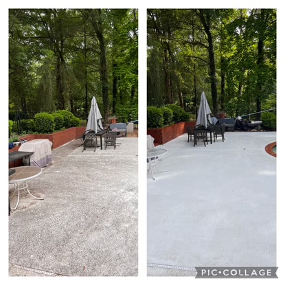 Pressure Washing a Pool Deck in Jonesboro, GA